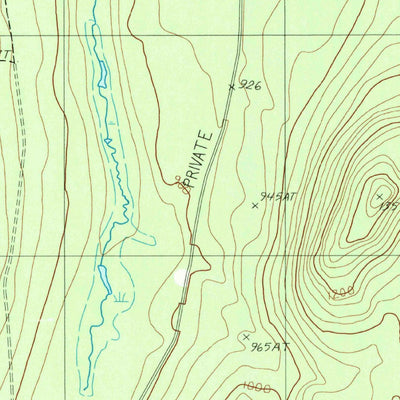 United States Geological Survey Hafey Pond, ME (1987, 24000-Scale) digital map
