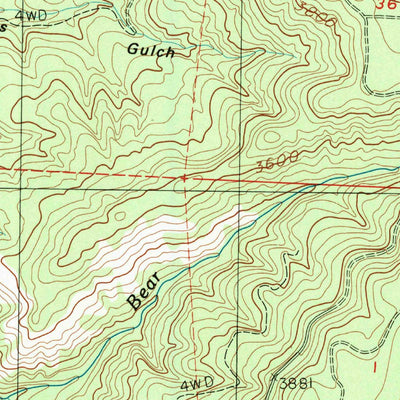 United States Geological Survey Hagaman Gulch, CA (1985, 24000-Scale) digital map