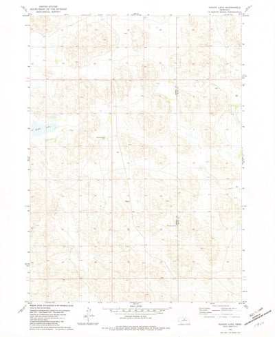 United States Geological Survey Hagan Lake, NE (1982, 24000-Scale) digital map