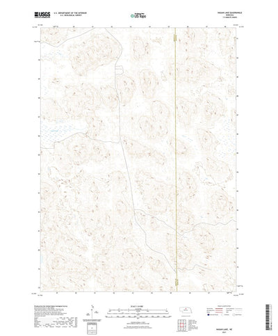 United States Geological Survey Hagan Lake, NE (2021, 24000-Scale) digital map