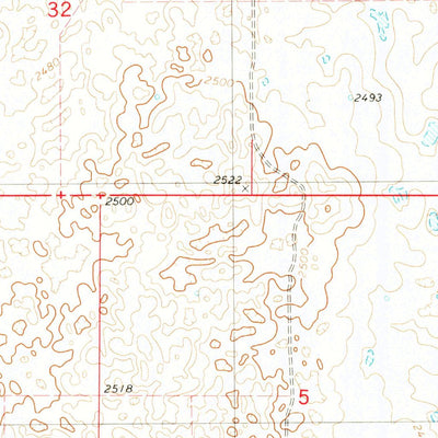 United States Geological Survey Hagan Lake NE, NE (1982, 24000-Scale) digital map