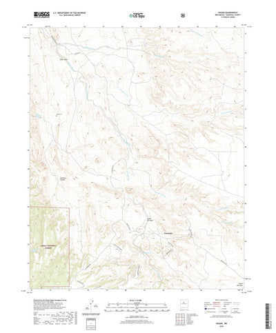 United States Geological Survey Hagan, NM (2020, 24000-Scale) digital map