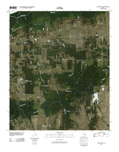 United States Geological Survey Hagansport, TX (2010, 24000-Scale) digital map
