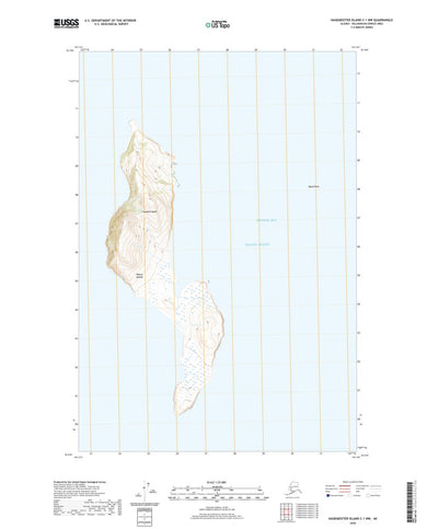 United States Geological Survey Hagemeister Island C-1 NW, AK (2020, 25000-Scale) digital map