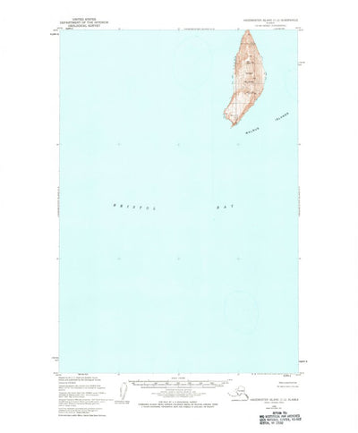 United States Geological Survey Hagemeister Island C-2, AK (1948, 63360-Scale) digital map