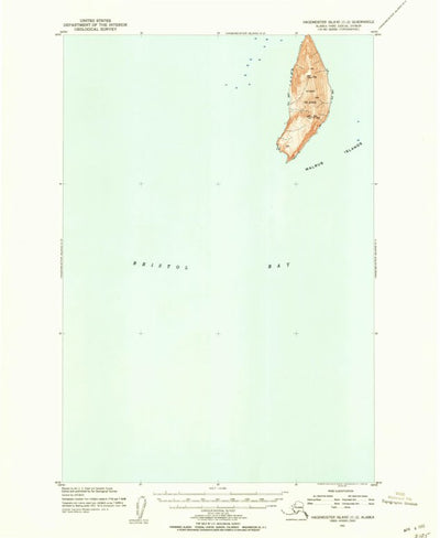 United States Geological Survey Hagemeister Island C-2, AK (1952, 63360-Scale) digital map