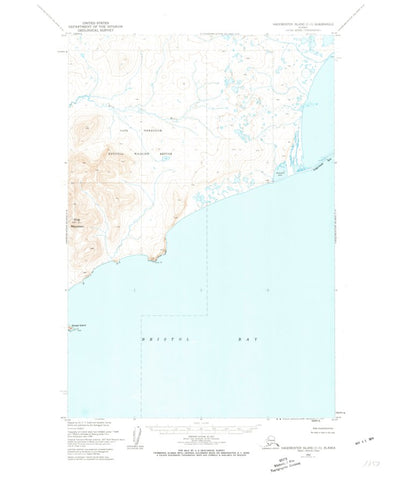 United States Geological Survey Hagemeister Island C-5, AK (1952, 63360-Scale) digital map