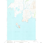 United States Geological Survey Hagemeister Island D-1, AK (1950, 63360-Scale) digital map