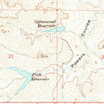 United States Geological Survey Hagen Gap, MT (1967, 24000-Scale) digital map