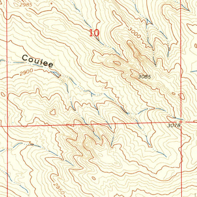 United States Geological Survey Hagen Ranch, MT (1960, 24000-Scale) digital map