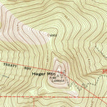 United States Geological Survey Hager Mountain, OR (1968, 24000-Scale) digital map