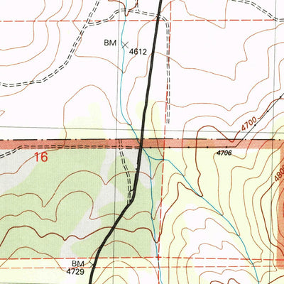 United States Geological Survey Hager Mountain, OR (2004, 24000-Scale) digital map