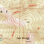 United States Geological Survey Hager Mountain, OR (2004, 24000-Scale) digital map