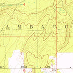 United States Geological Survey Hagerman Lake, MI-WI (1981, 24000-Scale) digital map