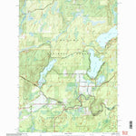 United States Geological Survey Hagerman Lake, MI-WI (1999, 24000-Scale) digital map