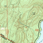 United States Geological Survey Hagerman Lake, MI-WI (1999, 24000-Scale) digital map