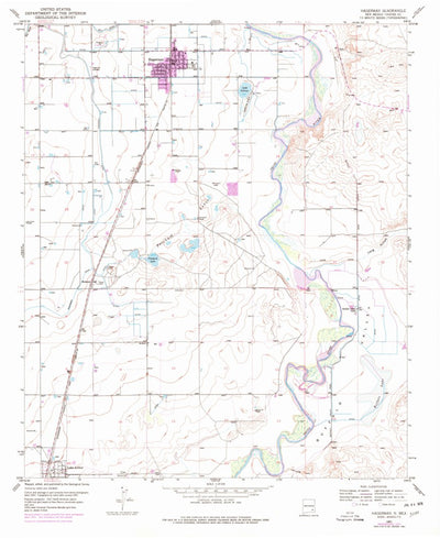 United States Geological Survey Hagerman, NM (1951, 24000-Scale) digital map