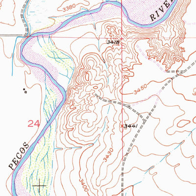 United States Geological Survey Hagerman, NM (1951, 24000-Scale) digital map