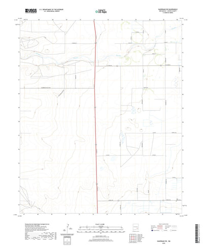 United States Geological Survey Hagerman SW, NM (2020, 24000-Scale) digital map