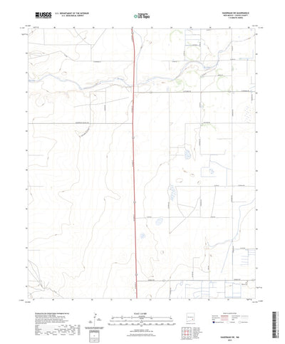 United States Geological Survey Hagerman SW, NM (2023, 24000-Scale) digital map