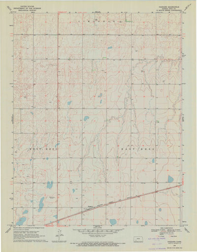 United States Geological Survey Haggard, KS (1969, 24000-Scale) digital map