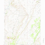 United States Geological Survey Hague Creek, WY (1965, 24000-Scale) digital map