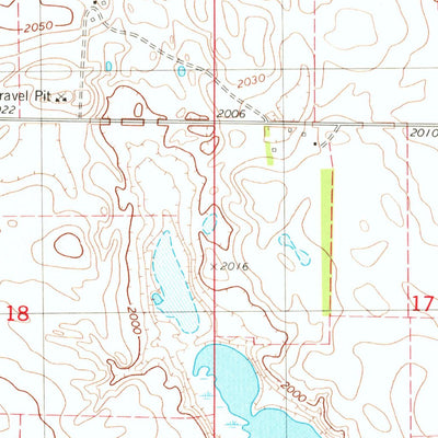 United States Geological Survey Hague SE, ND (1980, 24000-Scale) digital map