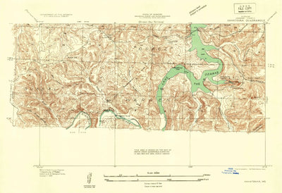 United States Geological Survey Hahatonka, MO (1934, 24000-Scale) digital map