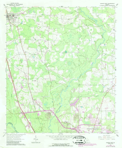 United States Geological Survey Hahira East, GA (1961, 24000-Scale) digital map