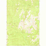 United States Geological Survey Hahn Creek Pass, MT (1970, 24000-Scale) digital map