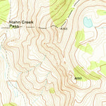 United States Geological Survey Hahn Creek Pass, MT (1970, 24000-Scale) digital map