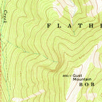 United States Geological Survey Hahn Creek Pass, MT (1970, 24000-Scale) digital map