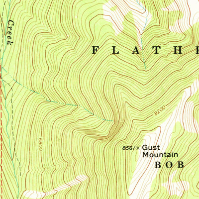 United States Geological Survey Hahn Creek Pass, MT (1970, 24000-Scale) digital map