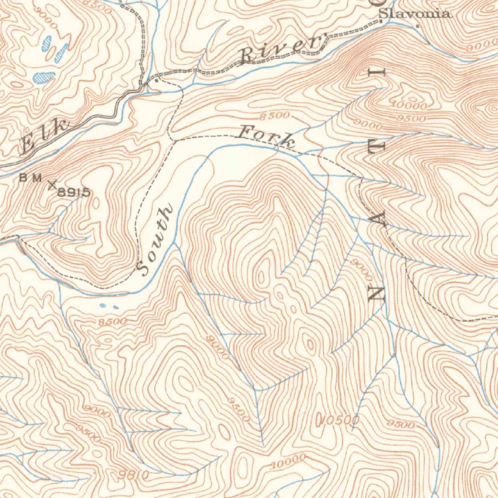 Hahns Peak, CO (1911, 125000-Scale) Map by United States Geological ...