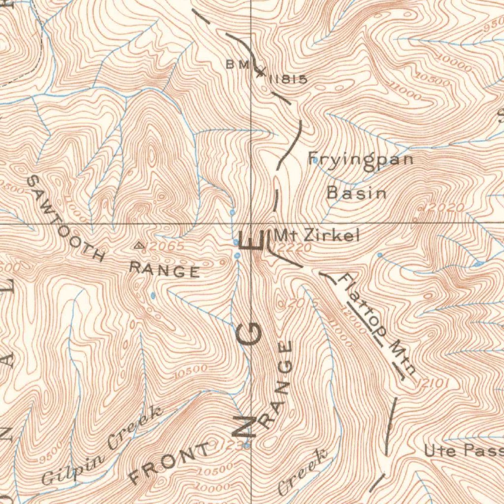 Hahns Peak, CO (1911, 125000-Scale) Map by United States Geological ...