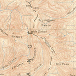 United States Geological Survey Hahns Peak, CO (1913, 125000-Scale) digital map