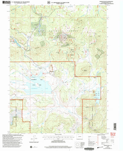 United States Geological Survey Hahns Peak, CO (2000, 24000-Scale) digital map