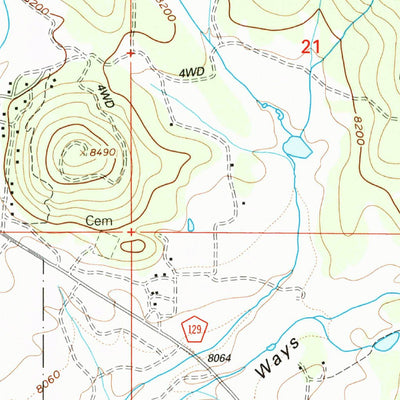 United States Geological Survey Hahns Peak, CO (2000, 24000-Scale) digital map