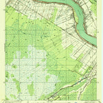 United States Geological Survey Hahnville, LA (1936, 31680-Scale) digital map