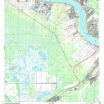 United States Geological Survey Hahnville, LA (1992, 24000-Scale) digital map