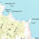 United States Geological Survey Haiku, HI (1957, 24000-Scale) digital map