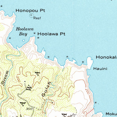 United States Geological Survey Haiku, HI (1957, 24000-Scale) digital map