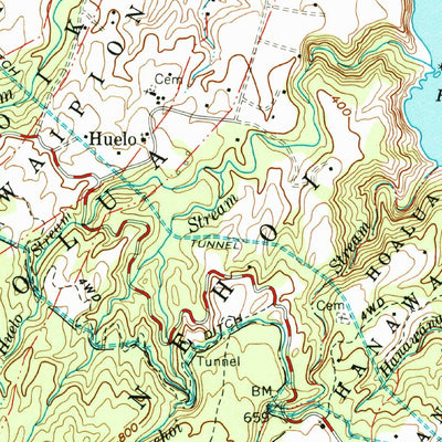 United States Geological Survey Haiku, HI (1983, 24000-Scale) digital map