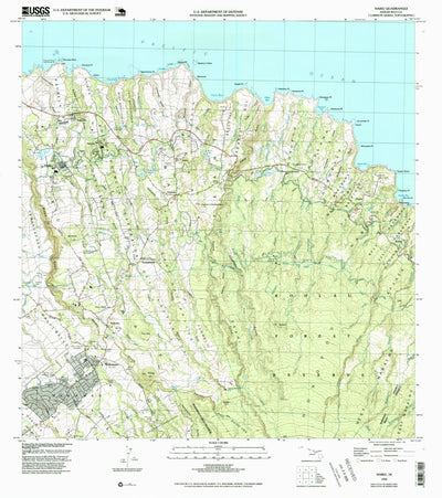 United States Geological Survey Haiku, HI (1992, 24000-Scale) digital map