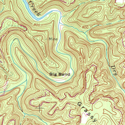 United States Geological Survey Hail, KY (1963, 24000-Scale) digital map