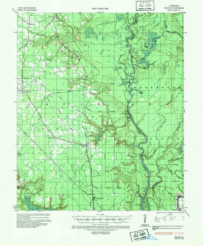 United States Geological Survey Haile, LA (1935, 62500-Scale) digital map