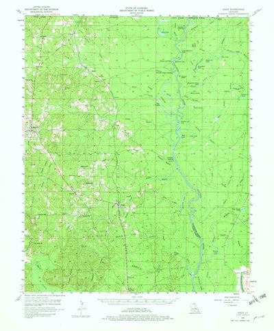 United States Geological Survey Haile, LA (1956, 62500-Scale) digital map
