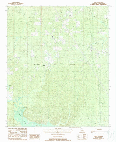 United States Geological Survey Haile, LA (1988, 24000-Scale) digital map