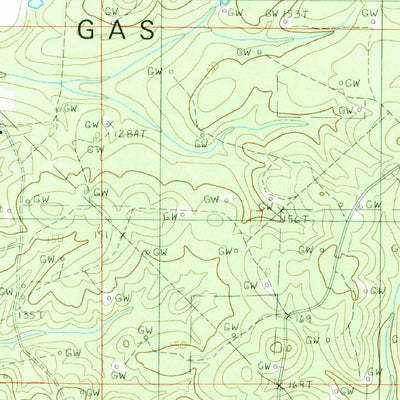 United States Geological Survey Haile, LA (1988, 24000-Scale) digital map