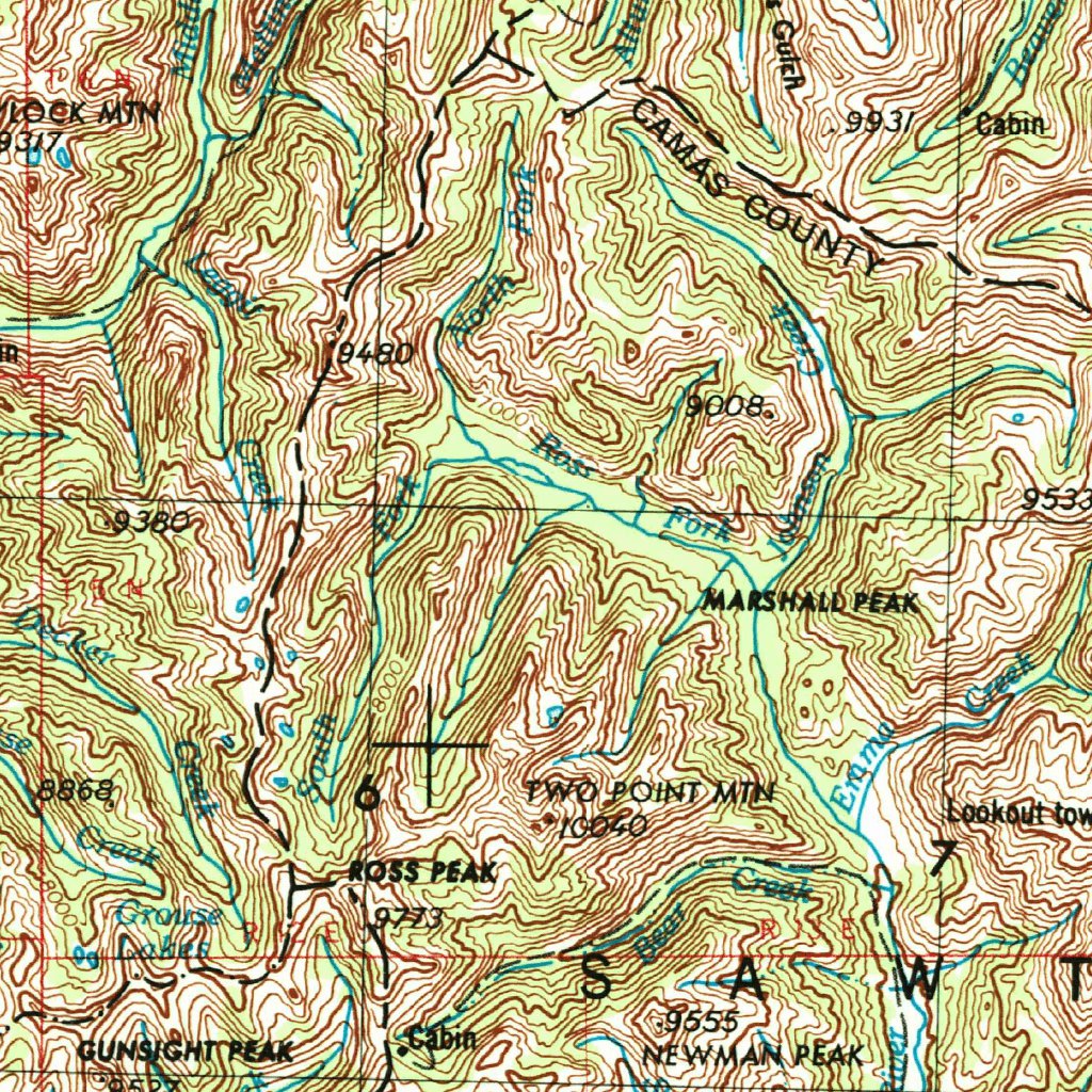 Hailey Map Hailey, ID (1955, 250000-Scale) Map by United States Geological Survey ...